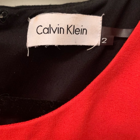 Calvin Klein Sleeveless Color-block Dress - Picture 3 of 5